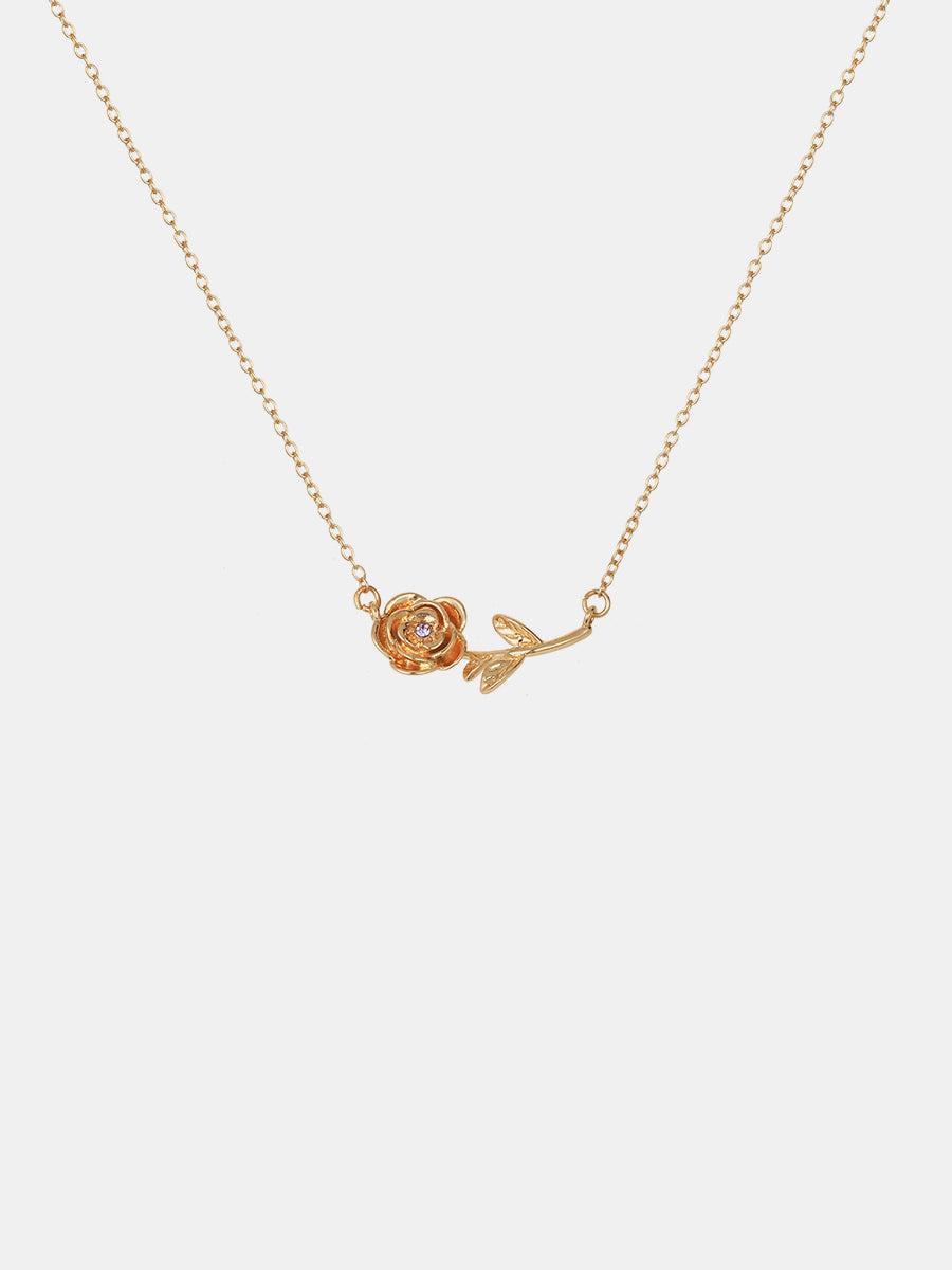 Flora Birthstone Necklace