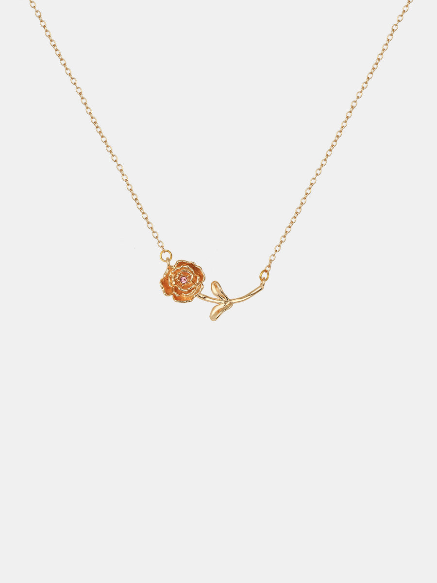 Flora Birthstone Necklace