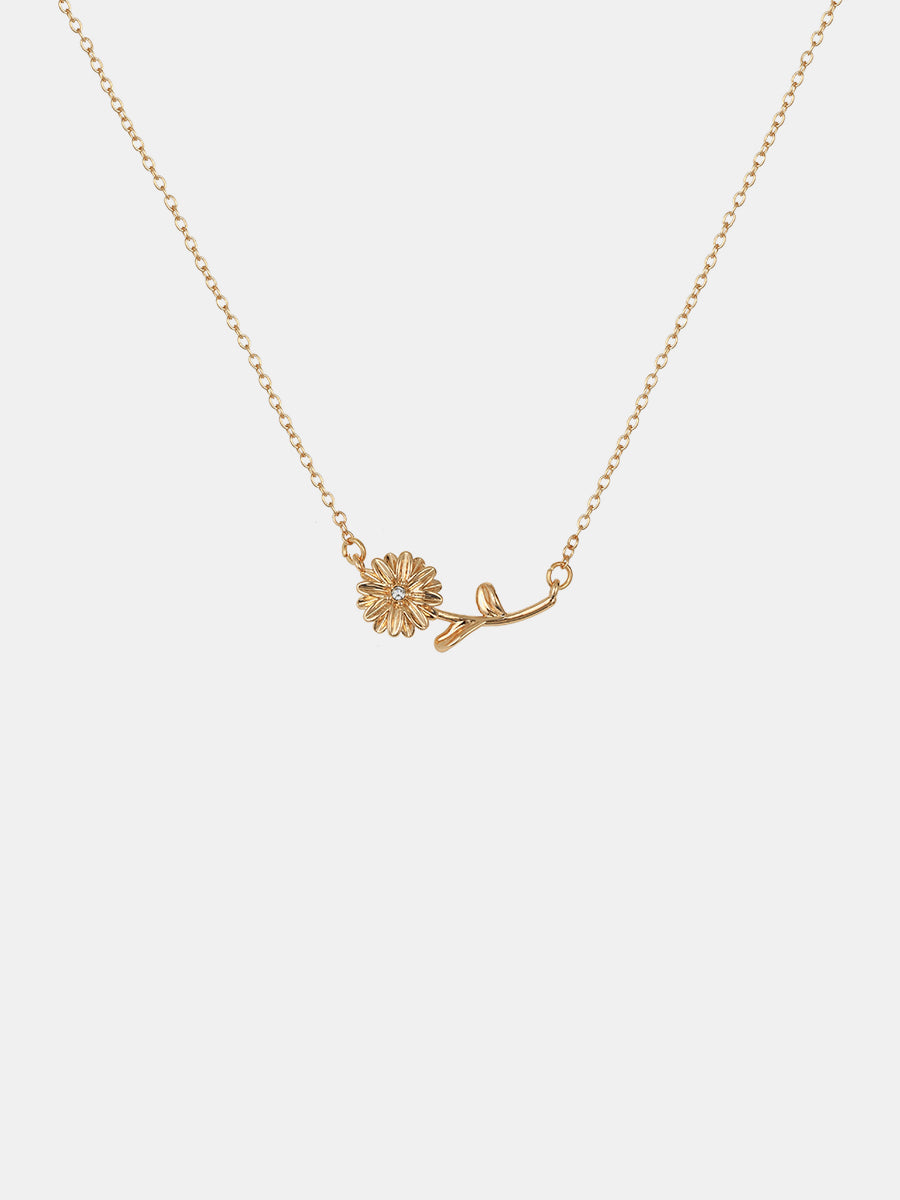 Flora Birthstone Necklace